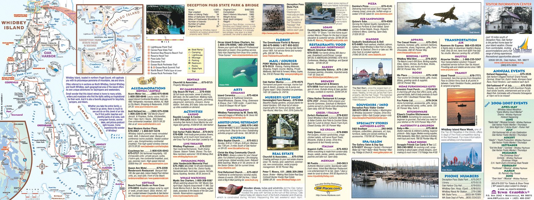Oak Harbor tourist map - oak harbor washington • mappery