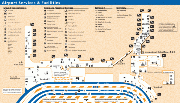 Oakland International Airport (OAK) Map