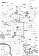 Oaxaca City, Mexico City Map
