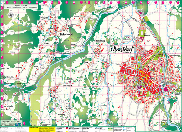 Oberstdorf City Map - Oberstdorf Germany • mappery