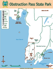 Obstruction Pass State Park Map