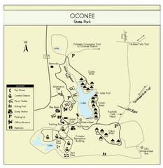 Oconee State Park Map