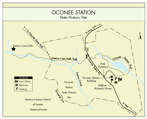 Oconee Station Map