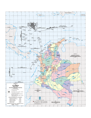 Official boundaries of Colombia Map