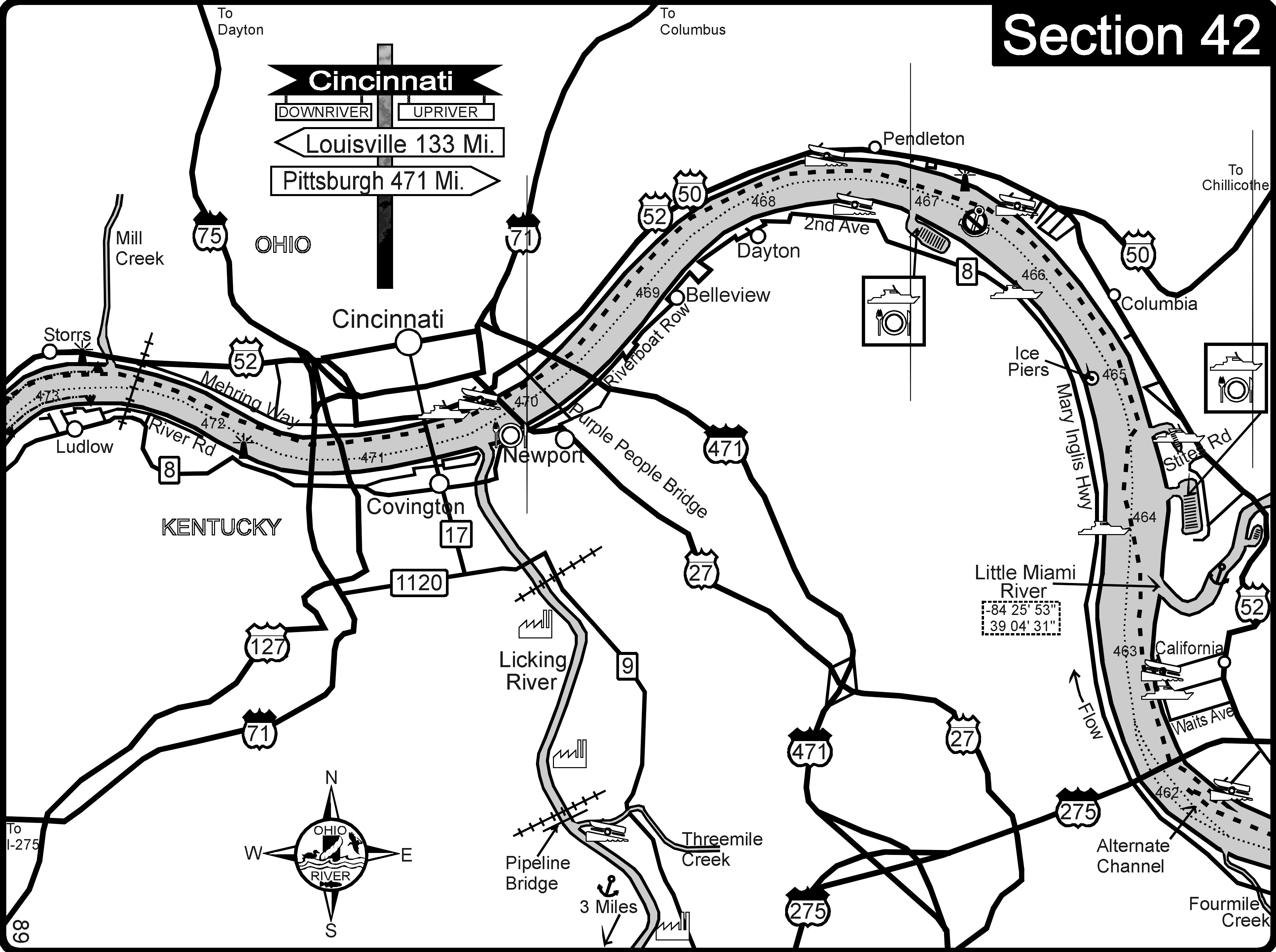 Ohio River Depth Chart Cincinnati