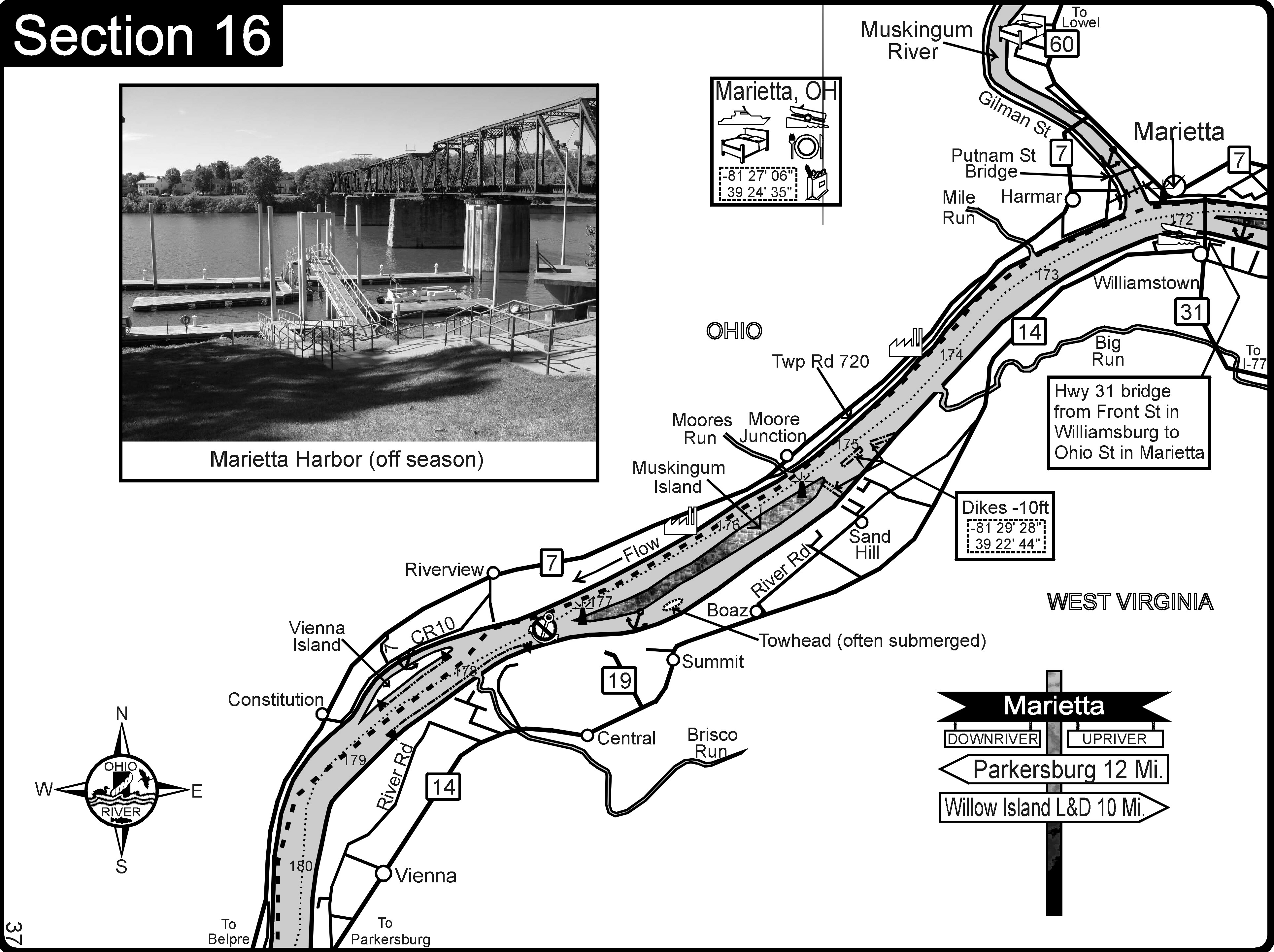 Ohio River Mileage Chart