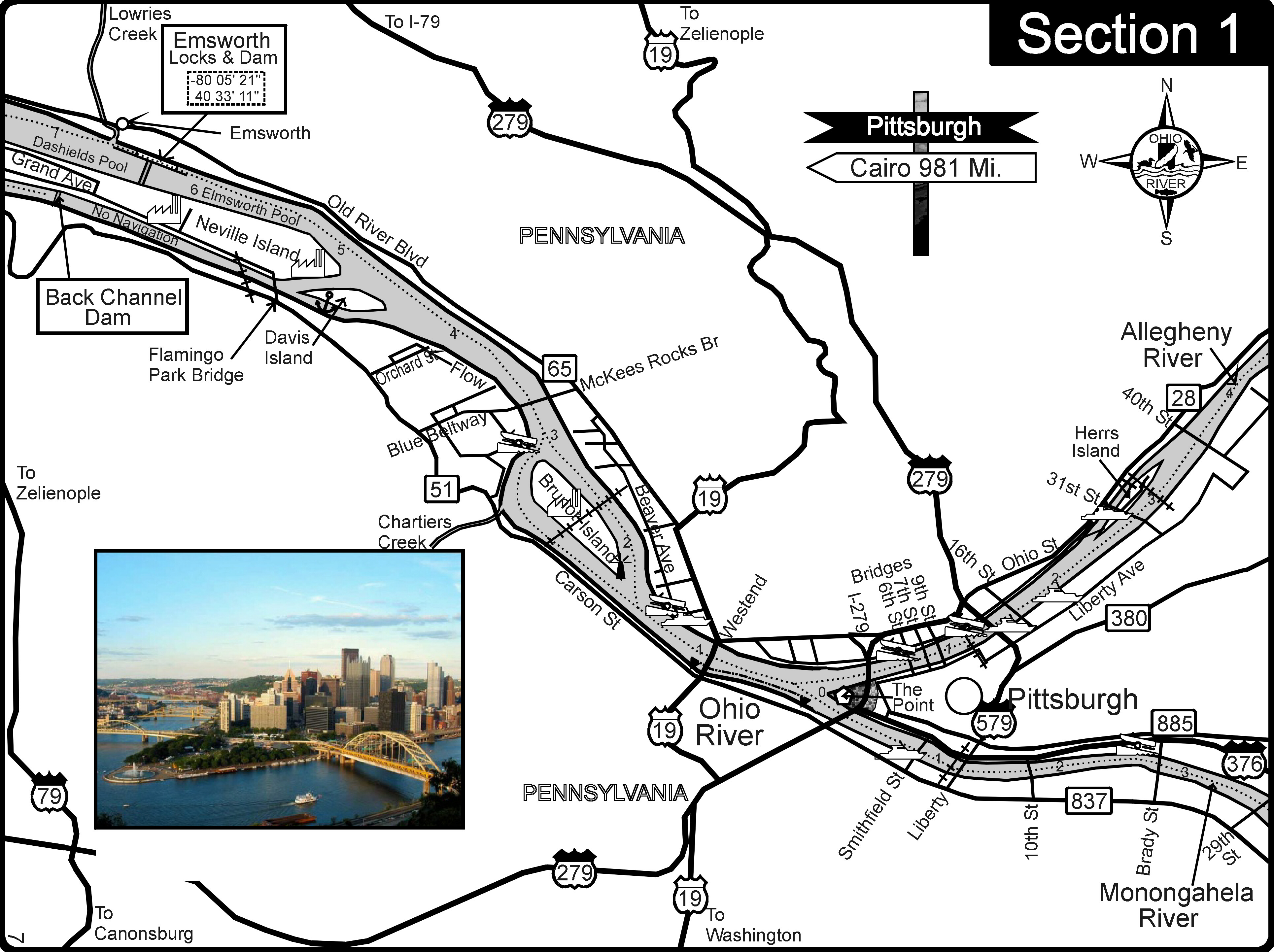 Allegheny River Charts