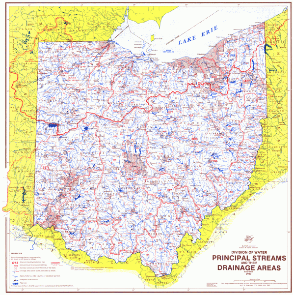 Ohio Watersheds Map