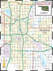 Oklahoma City, Oklahoma City Map
