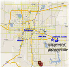 Oklahoma City, Oklahoma Tourist Map