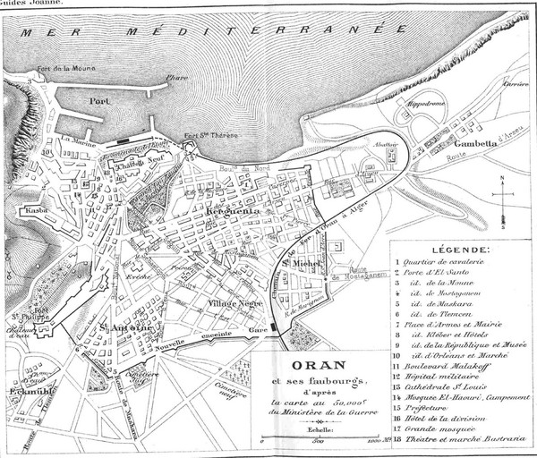 Old Oran City Map