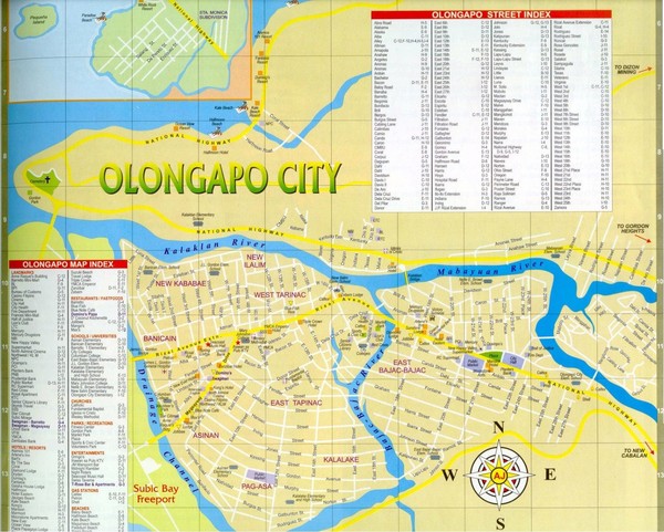 Olongapo Map
