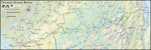 Olympic Scenic Byway Map