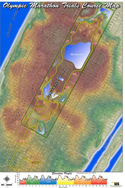 Olympic Trials Course Map