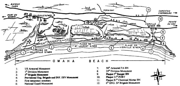 Omaha Beach Map