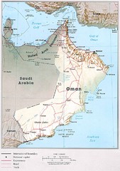 Oman Country Map