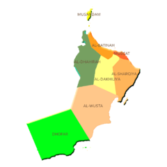Oman Guide Map