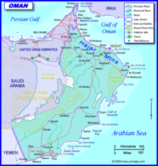 Oman road Map Oman road Map