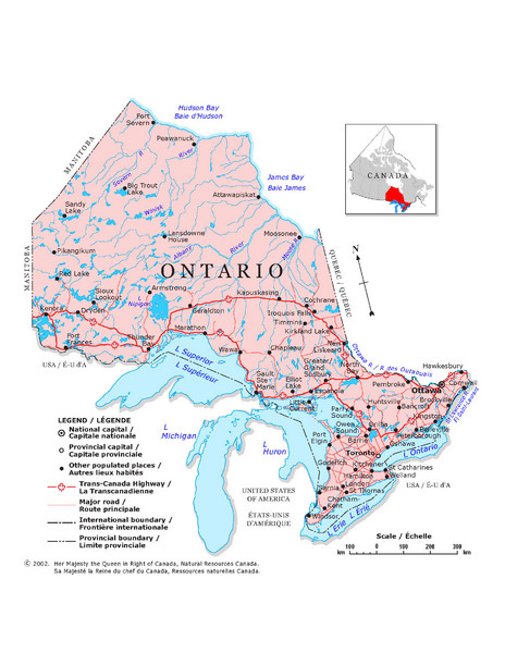 Ontario Map