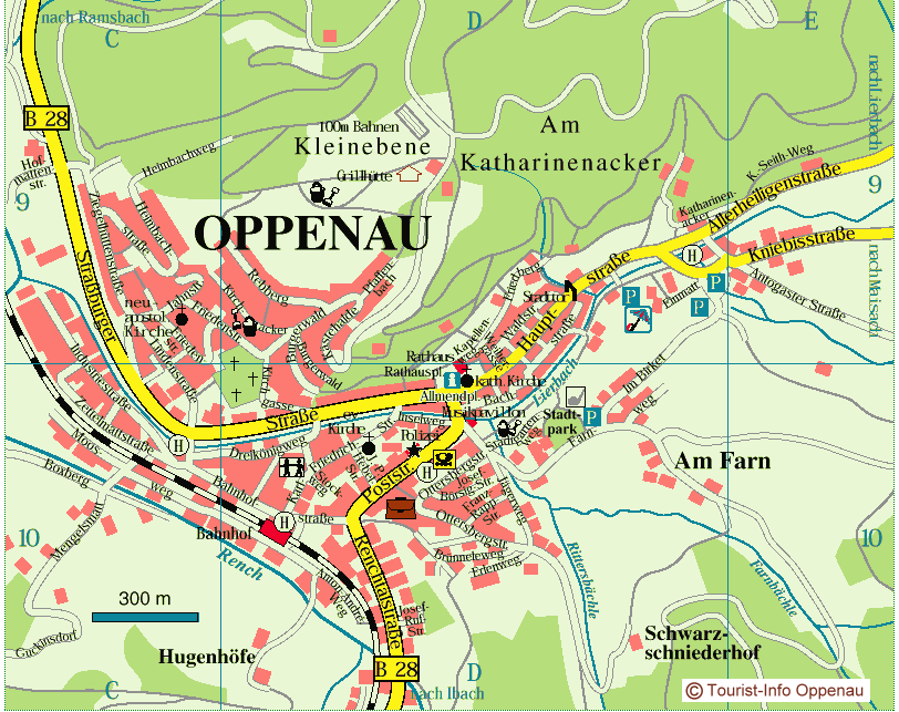 Oppenau Map - Oppenau Germany • mappery