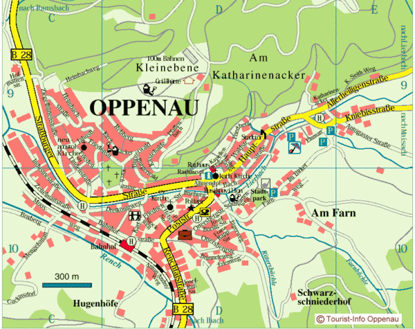 Oppenau Map