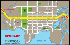 Opunake Tourist Map