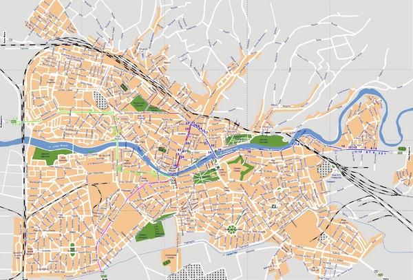 Oradea Tourist Map
