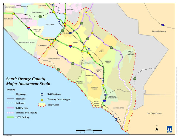 Orange County Map