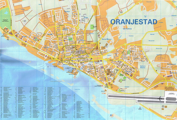 Oranjestad Map