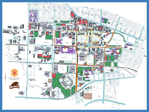 Oregon State University Campus Map