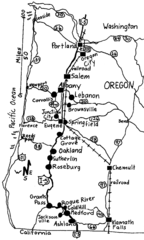 Oregon Walks Map