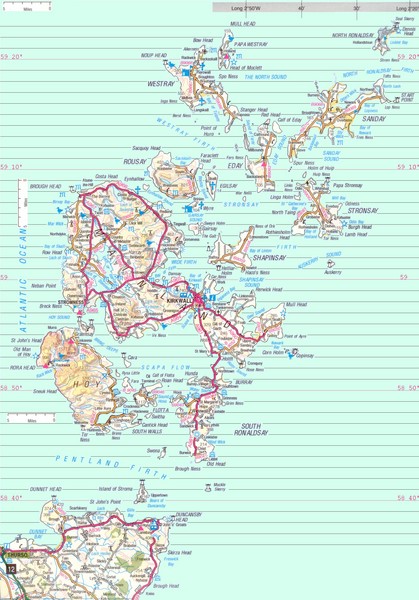 Orkney Map