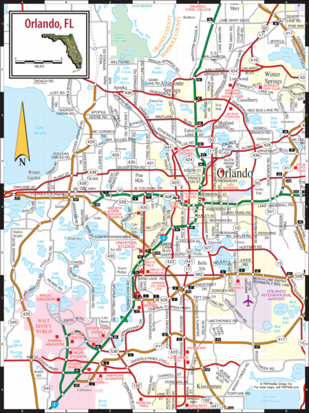 Orlando City Map