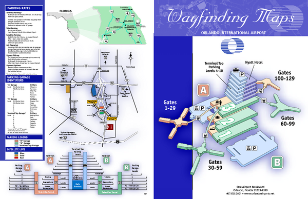 Orlando International Airport Map