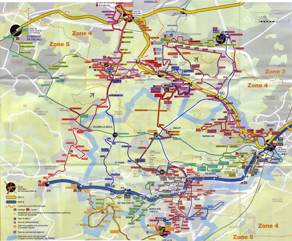 Orsay Bus Map