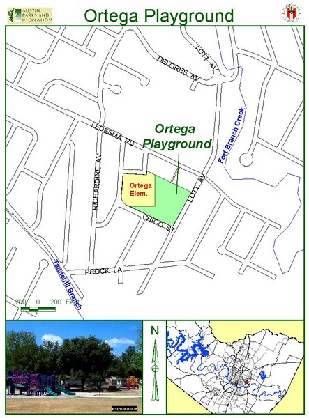 Ortega Playground Map