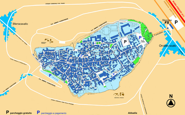 Map Of Orvieto Italy Orvieto City Map - Orvieto Italy • Mappery