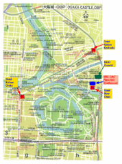 Osaka Castle Tourist Map