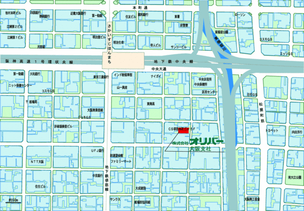 Osaka City Tourist Map