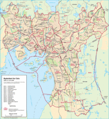 Oslo Neighborhood Map