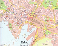 Oslo Tourist Map