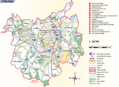 Ostrava Tourist Map