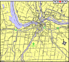 Ottawa, Ontario Tourist Map