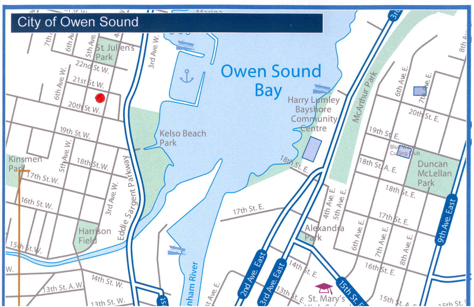 Owen Sound Map Owen Sound Ontario Canada Mappery owen-sound-map-owen-sound-ontario-canada-mappery