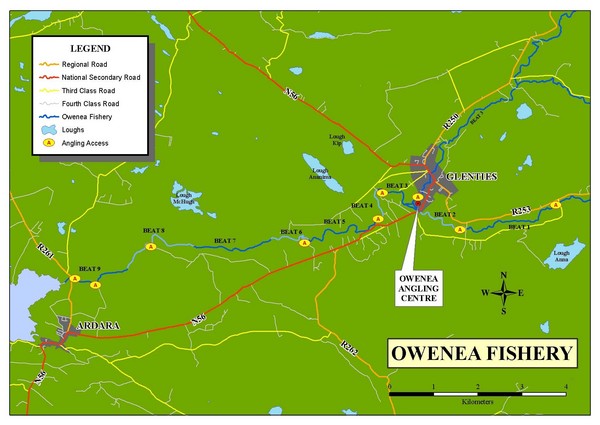 Owenea Fishery Map