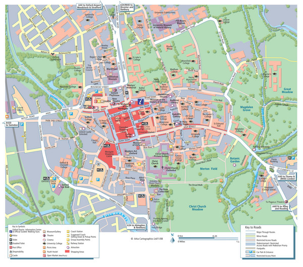 Pdf map Oxford UK