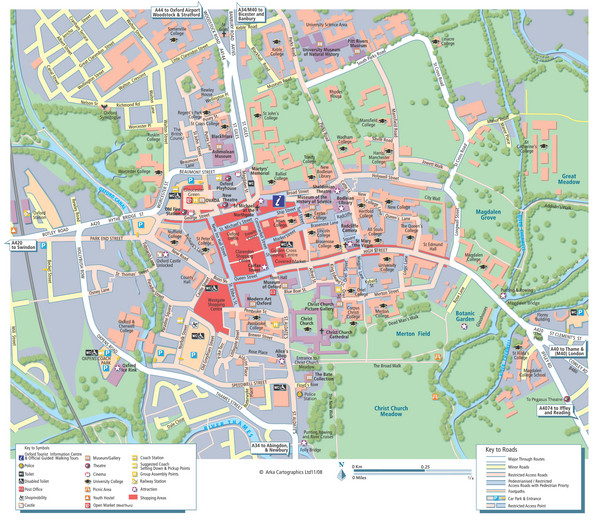 Oxford City Map