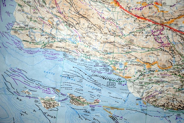 Oxnard California Fault Lines Map