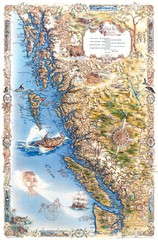 Pacific Northwest Inside Passage Map