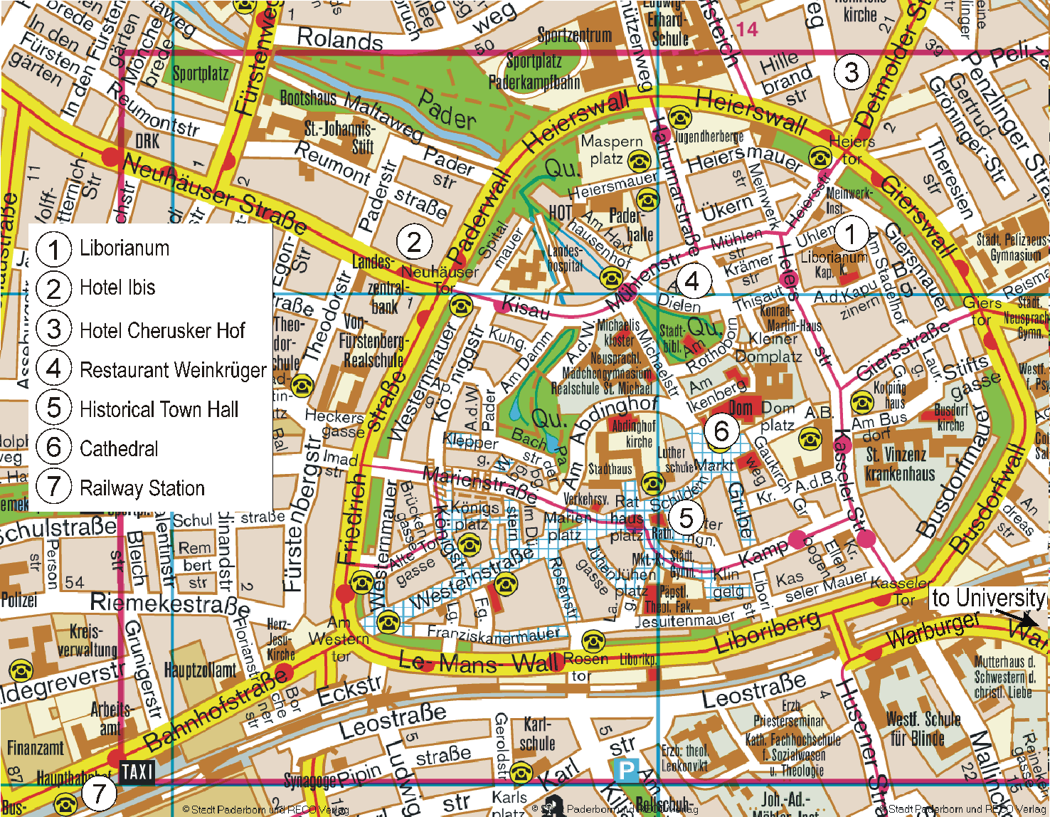 Paderborn Germany Map